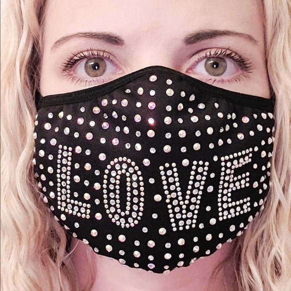 Crystal Face Mask w/5 High Grade Filters - Picture 2 of 8